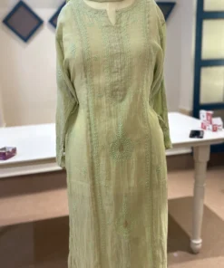 Sage Tissue Chikankari Set