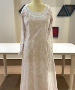 Pastel Floral Jaal Embroidered Kurta
