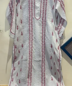 Alternative view of Handcrafted Chikankari Cotton Kurti