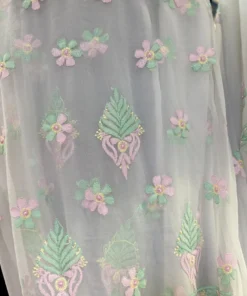 Alternative view of Mint Floral Georgette Suit Set