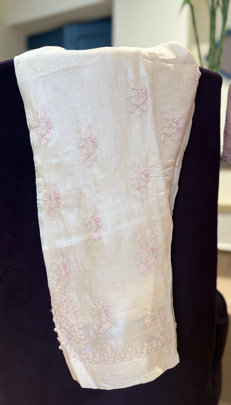 Alternative view of Blush Noor Chikankari Silk Set