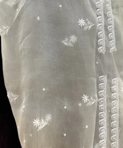 Alternative view of Ivory Noor Organza Set