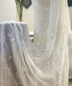 Ivory Noor Organza Set